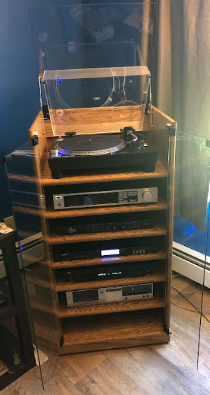 SC2248 with glass top and doors.